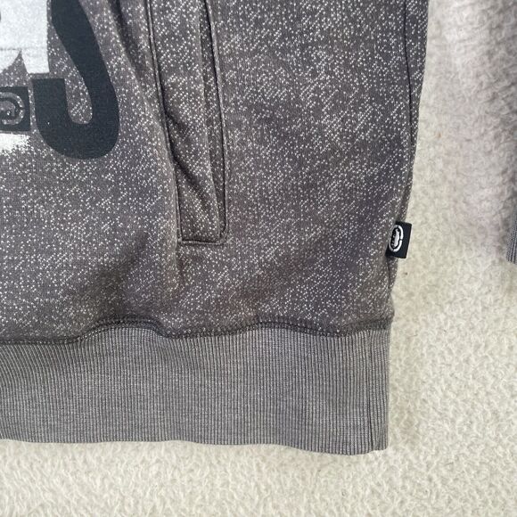 Ecko Unltd Hoodie Sweatshirt Mens XL Gray Pullover Spellout Long Sleeve - Picture 4 of 16
